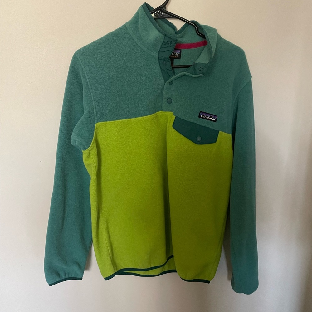 Green & Blue Patagonia Pullover